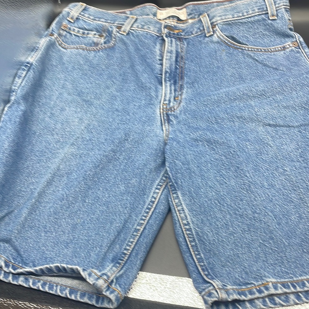 Vintage Signature by Levi Strauss Loose Fit Denim Jean Shorts - Picture 1 of 8